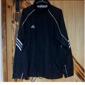 Nautica White & Blue Windbreaker Jacket Size Medium